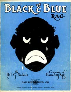 Item #08-0772 Black & Blue Rag. Hal G. Nichols.
