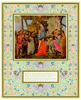 Item #08-1028 "The Adoration of the Magi." Botticelli