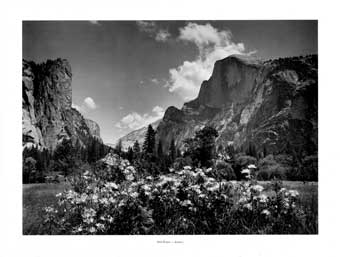 Item #08-1029 For Purple Mountains Majesty: A Pictorial Portfolio by Ansel Adams. Yosemite National Park, California. Presented by American Savings and Loan Association. Ansel Adams, American Savings, Loan Assoc.