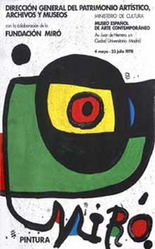 Item #08-1167 Miró Pintura. Joan Mir&oacute