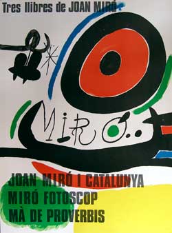 Item #08-1170 Tres Llibres de Joan Miró. Joan Miró.