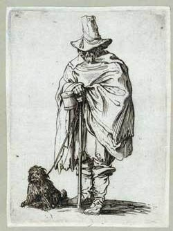 Item #08-1223 Le gueux. Jacques Callot, After