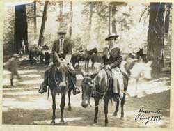 Item #08-1228 Horseback Riding in Yosemite. Major Haldimand Putnam Young