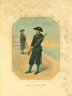 Item #09-0191 Guardia civica territoriale. Costume de Trieste. Italian Artist