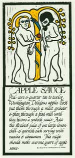 Item #09-0250 Applesauce from Thirty Recipes Suitable for Framing. David Lance Goines