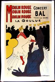 Toulouse-Lautrec (After) - Moulin Rouge. Concert Bal. La Goulue