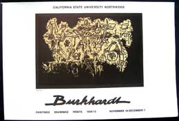 Item #09-0320 Burkhardt. Paintings, Drawings, Prints 1928-1973. Hans Burkhardt