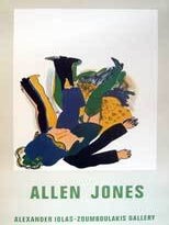 Item #09-0330 Allen Jones. Exhibition poster. Allen Jones