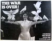 Item #09-0383 The War is Over! A Celebration. Sheep Meadow. Central Park. 12:30 PM. May 11, 1975. [poster]. New York Pacifist.