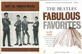 Item #09-0442 The Beatles' Fabulous Favorites: The Beatles Popular Guitar Solos No. 1. The Beatles