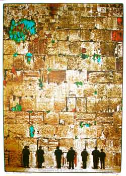 Item #09-0554 Jerusalem (Wailing Wall). Albert Garvey