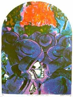 Item #09-0556 Lag B'omer Festival, Meron. (I, Stampfer quote). Albert Garvey
