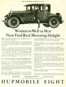 Item #10-0067 Collection of vintage Hupmobile automobile advertisements. magazine publishers