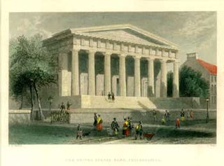 Item #10-0181 The United States Bank, Philadelphia. James Tingle, William Henry after Bartlett