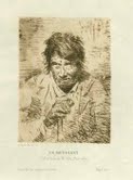 Item #10-0275 Un mendiant (A Beggar). Francisco Goya y. Lucientes, Eugenio Lucas