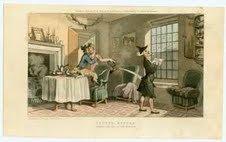 Item #10-0276 Doctor Syntax, Copying the Wit of the Window. Thomas Rowlandson, after