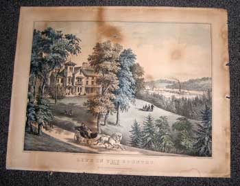 Item #11-0002 Life in the Country: Morning. Currier, Ives.