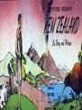 Item #11-0221 New Zealand in Story and Pictures (dust jacket only). Marguerite Henry, Kurt Wiese