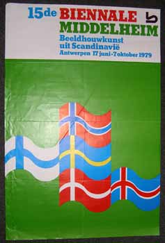 Item #11-0237 15 de Biennale MIddelheim, Beeldhouwkunst uit Scandinavië. Antwerpen 17 juni-7 oktober 1979. Rob Buytaert Design.