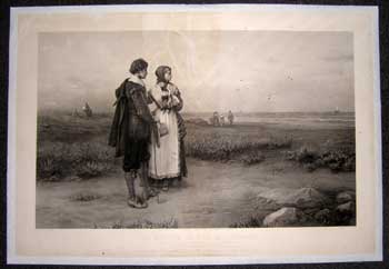 Item #11-0271 The Return of the Mayflower. J. J. Chant, after G. H. Boughton.