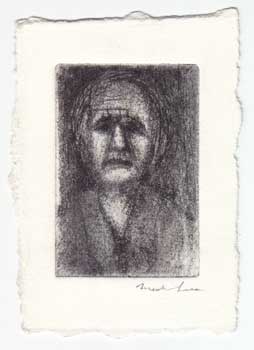 Item #11-0410 Untitled portrait of an old woman. Mark Luca