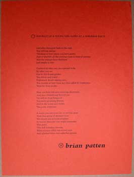 Item #11-0485 Portrait of a Young Girl Raped at a Suburban Party. Brian Patten