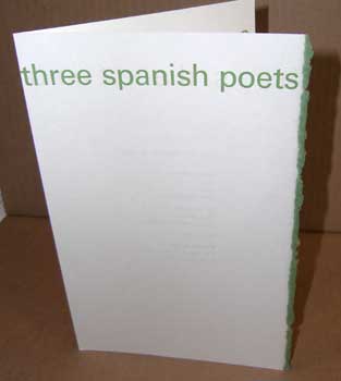 Item #11-0526 Three Spanish Poets. Blas de Otero, Garcia Lorca, Jorge Luis Borges