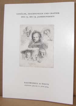 Item #11-0588 Gemälde, Zeichnungen und Graphik des 15. bis 19. Jahrhunderts. Hauswedell, Nolte,...