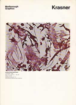 Item #11-0619 Primary Series Rose Stone, a lithograph by Lee Krasner. Lee Krasner.