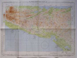 Item #11-0743 Map of Gulf of Fonseca, Central America. USAF Aeronautical Chart, Information Service