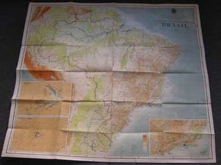 Item #11-0748 Map of República dos Estados Unidos do Brasil. Instituto Brasileiro de Geografia...
