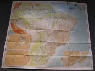 Item #11-0751 Map of República dos Estados Unidos do Brasil. Instituto Brasileiro de Geografia...