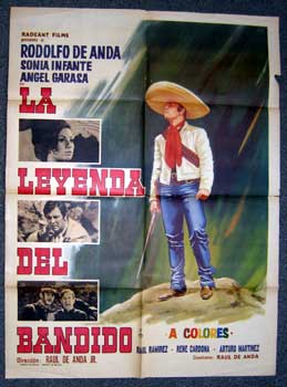 Item #11-0774 La Leyenda del Bandido. Radeant Films.