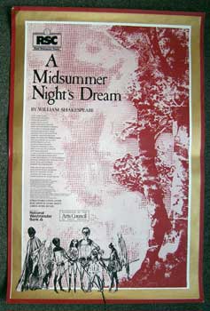 Item #11-0910 A Midsummer Night's Dream by William Shakespeare. Royal Shakespeare Theatre.