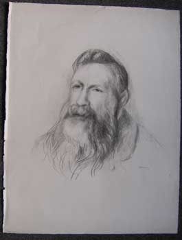 Item #11-0916 Portrait of Auguste Rodin. Pierre-Auguste Renoir