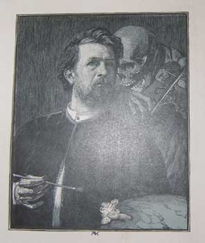 Item #11-0922 Böcklin's Selbstbildnis mit Tod. Albert Krüger