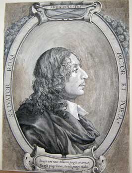 Item #11-0928 Salvator Rosa. Giovanni Battista Bonacina, after Salvator Rosa.