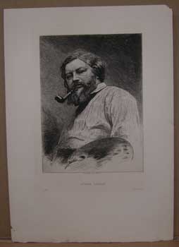 Item #11-0936 Gustave Courbet. Etienne-Gabriel Bocourt