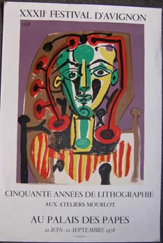 Deschamps, Henri (after Picasso) - Xxxiie Festival D'Avignon