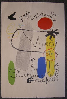 Item #11-1004 Poster for the exhibition Sculpture-Art Graphique. Joan Miró, after