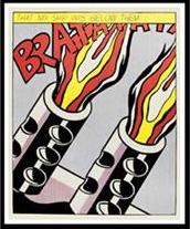 Item #11-1012 "That My Ship Was below Them" from As I Opened Fire. Roy Lichtenstein