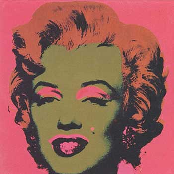 Warhol, Andy (After) - Marilyn Monroe 1967 in Carmine, Rust, Olive Green and Black