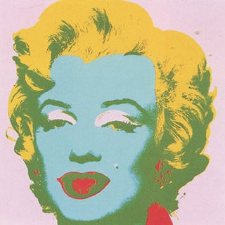 Item #11-1055 Marilyn Monroe 1967 in Lavender, Buttercup Yellow, Sky Blue, Grass Green and...
