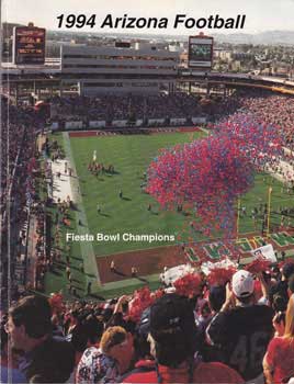 Item #11-1116 1994 Arizona Football Guide. Tom Duddleston, Jr