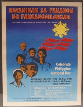Item #11-1118 Bayanihan Sa Panahon Ng Pangangailangan. Celebrate Philippine National Day. Philippine Artist.