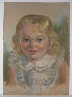 Item #11-1119 Portrait of a Girl. Erie Loran
