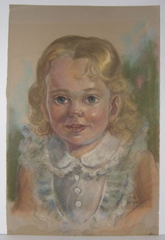 Item #11-1119 Portrait of a Girl. Erie Loran