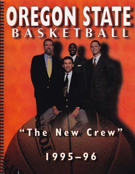 Item #11-1130 Oregon State Basketball "The New Crew" 1995-96. Steve Fenk