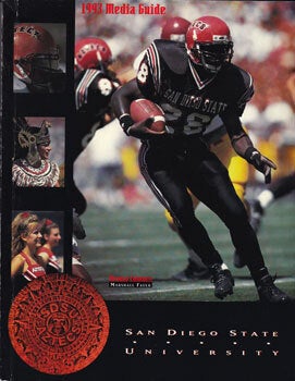 Item #11-1141 1993 Aztec Football Media Guide. Dave Kuhn