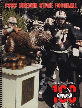 Item #11-1145 1993 Oregon State Football. Oregon State University Athletic Department
